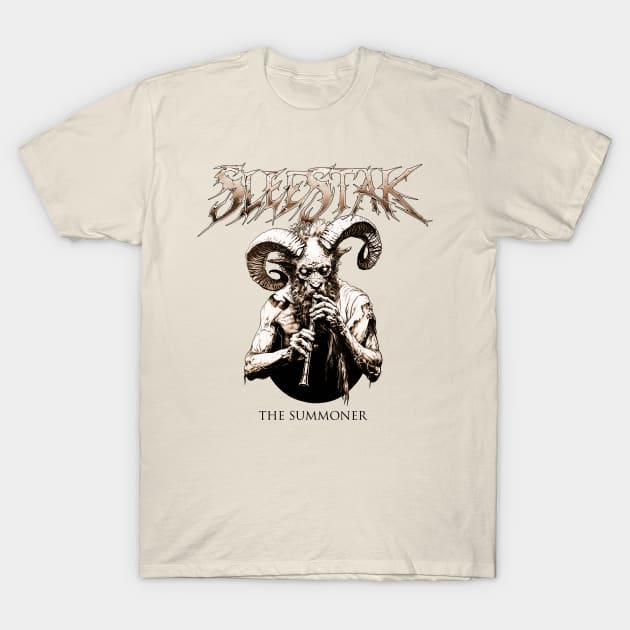 Sleestak - The Summoner - Heavy Doom Stoner Metal T-Shirt by AltrusianGrace